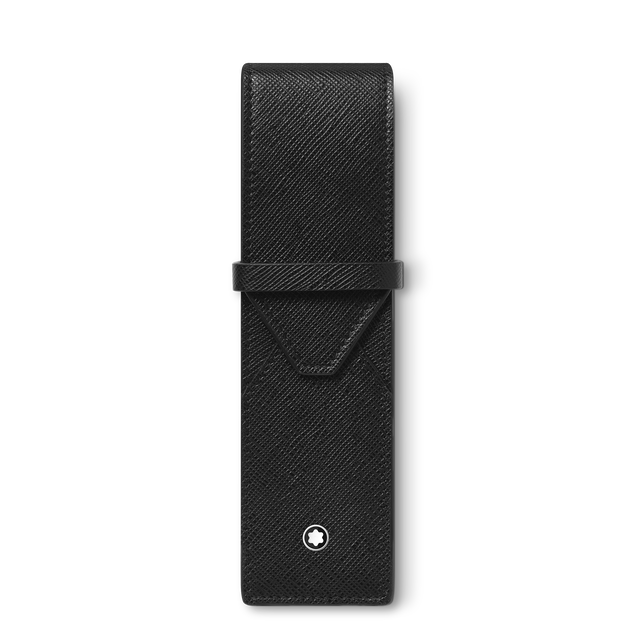 Sartorial 2-pen pouch - Leather - Black - Montblanc® US