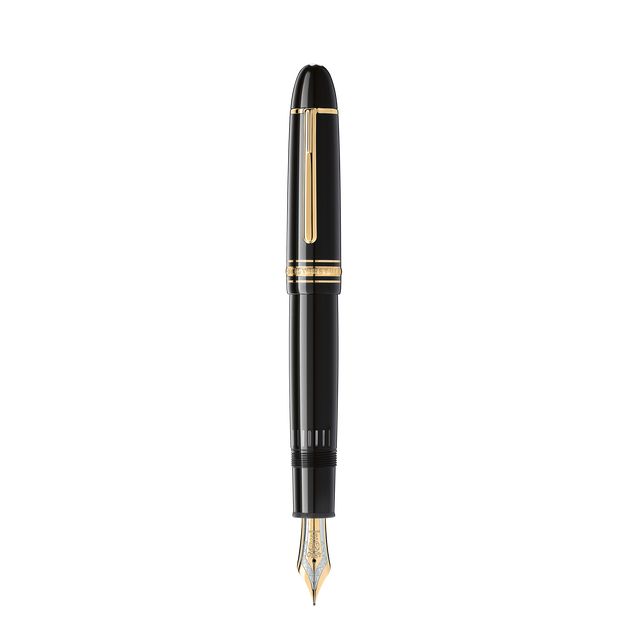 Meisterstück Gold-Coated 149 Fountain Pen (M) - Black - Montblanc® US