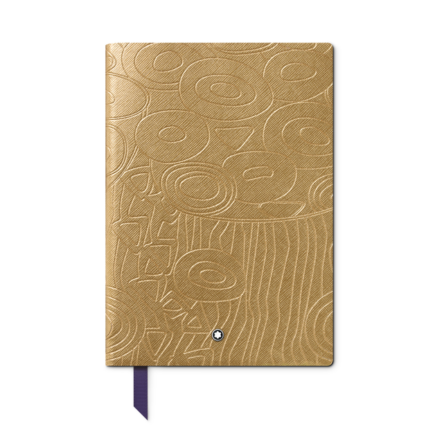 Notebook #146 small, Masters of Art Homage to Gustav Klimt, Gold