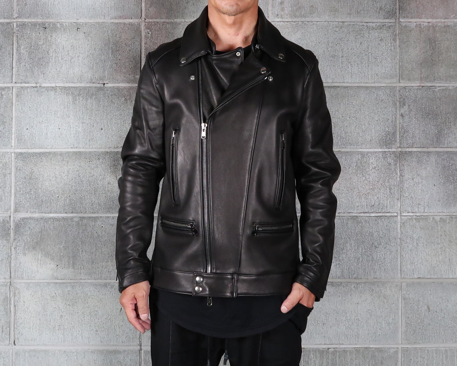 ripvanwinkle (RB-336) ライダース 黒 4 定価79200円 【公式通販】