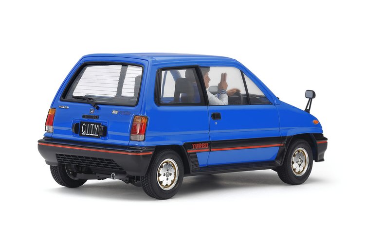 Honda City Turbo + Motocompo - 1:24 Car Model Kit
