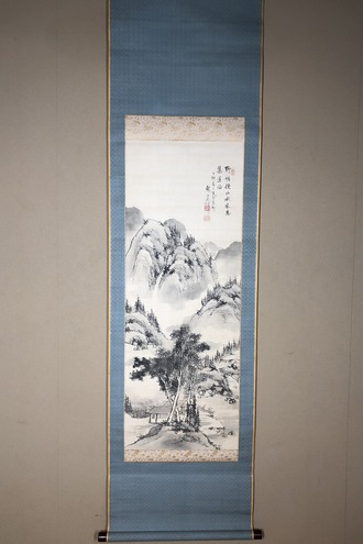 木下逸雲 墨菊図｜古美術・掛け軸の販売・買取・鑑定-松本松栄堂