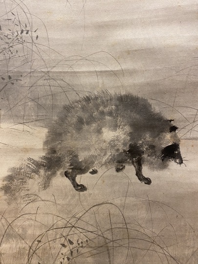 掛け軸3本 小林古径筆 極楽井図、村瀬桃岡作 「中務」、伊東深水筆