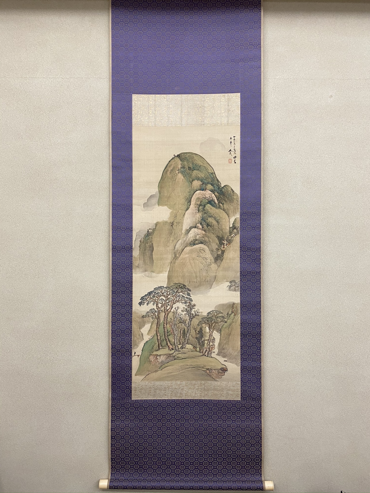 谷文晁 掛け軸 竹雀図 日本美術 日本絵 墨絵 【公式通販】