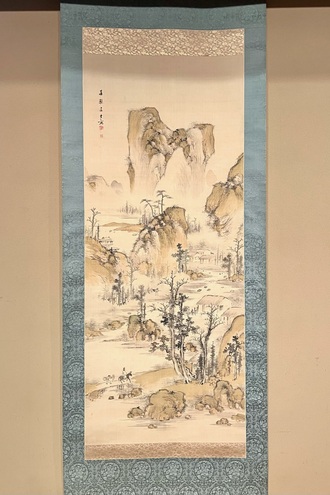 真作】◇浦上春琴◇菊花群蟲之図◇江戸期◇父：