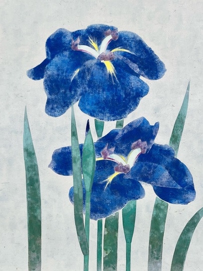 山口華楊 菖蒲｜古美術・掛け軸の販売・買取・鑑定-松本松栄堂