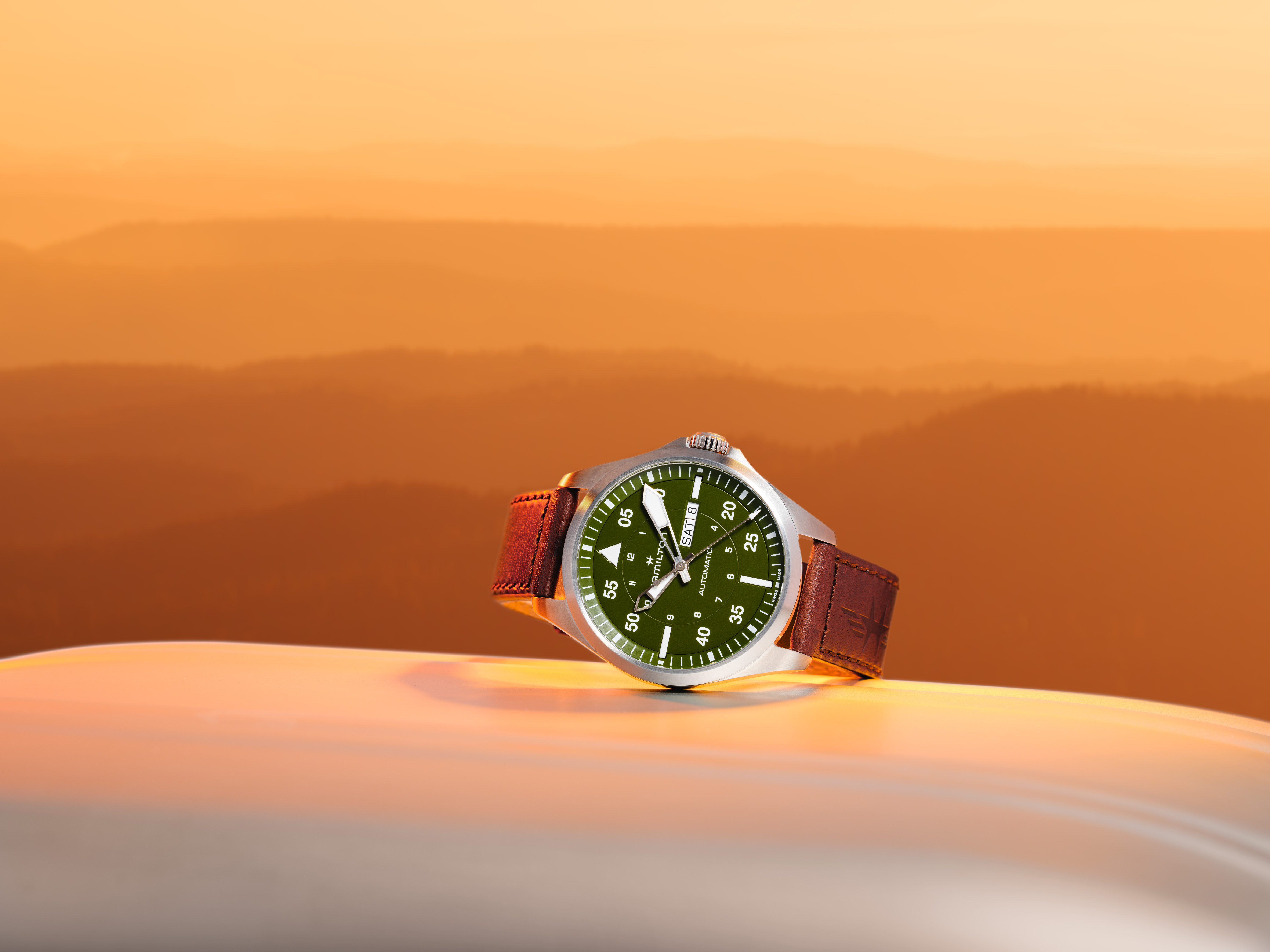 HAMILTON 飛行機模型 オレンジ色 HAMILTON 飛行機模型 オレンジ色