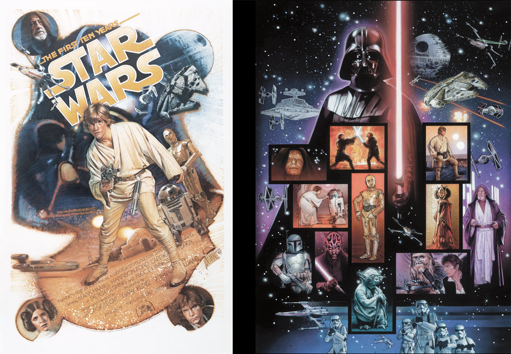 ドゥルー・ストゥルーザン】直筆サイン入版画『スター・ウォーズ