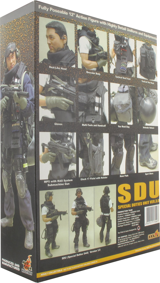 1/6ホットトイズSDU special duties unit ver.3.0 フィギュア 1/6