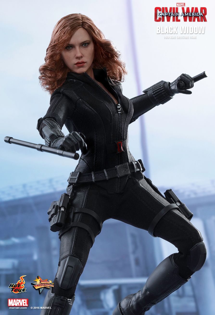Captain America : Civil War - Black Widow Hot Toys - Machinegun