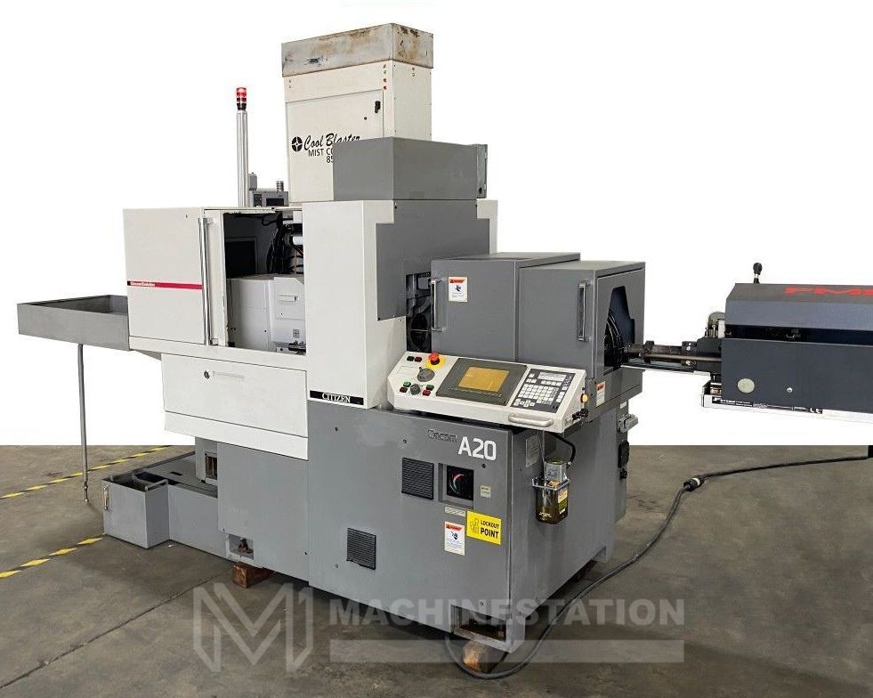 Used Citizen Cincom A20VIIPL CNC Swiss Screw Type Automatic Lathe