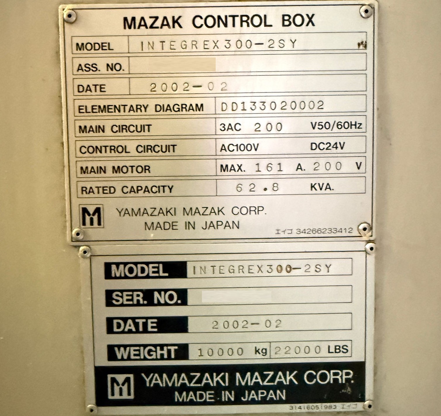 Used Mazak Integrex 300II-SY Multi Axis CNC Turning Center - Lathe