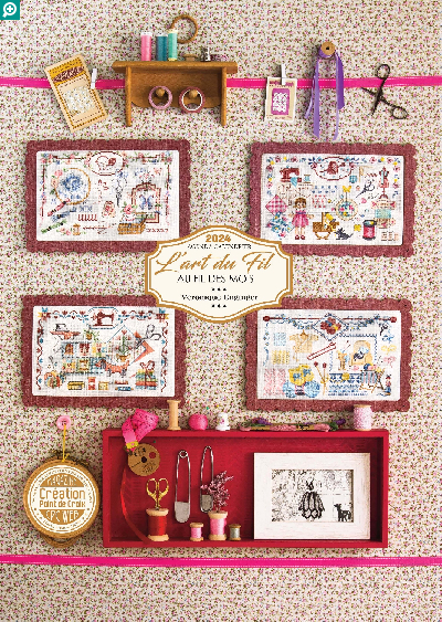 新品】Agenda point de croix 2022 クロスステッチ洋書 クロスステッチ