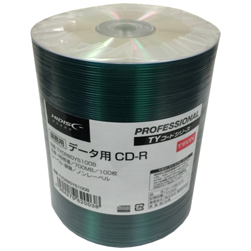 CD-R 100枚 スピンドルケース 梱包確認ページ CD-R 100枚 スピンドル