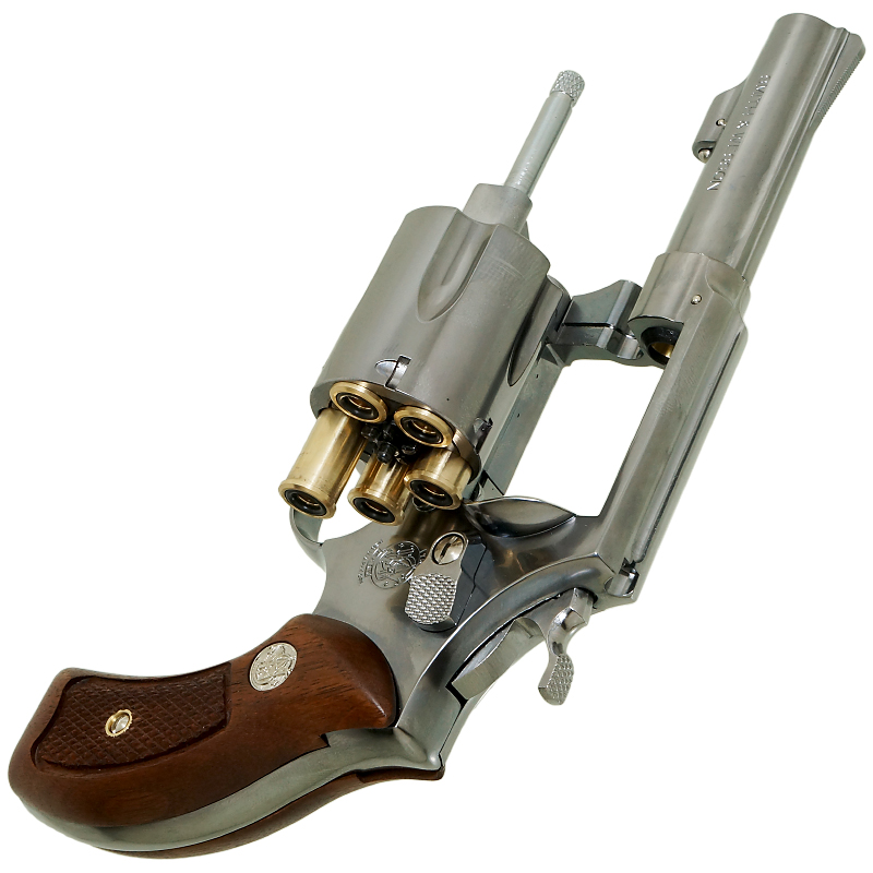 マルシン工業 M60 3インチ シルバーABS 木製サービスグリップ 18歳以上