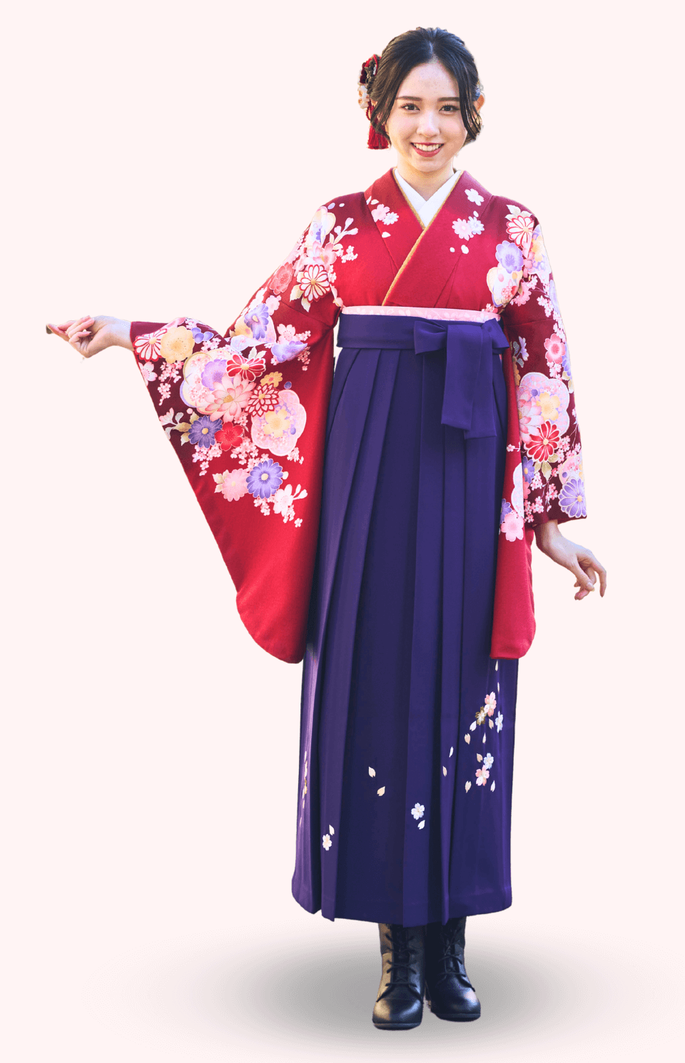 桜刺繍の袴一覧｜卒業袴のレンタルはマイム