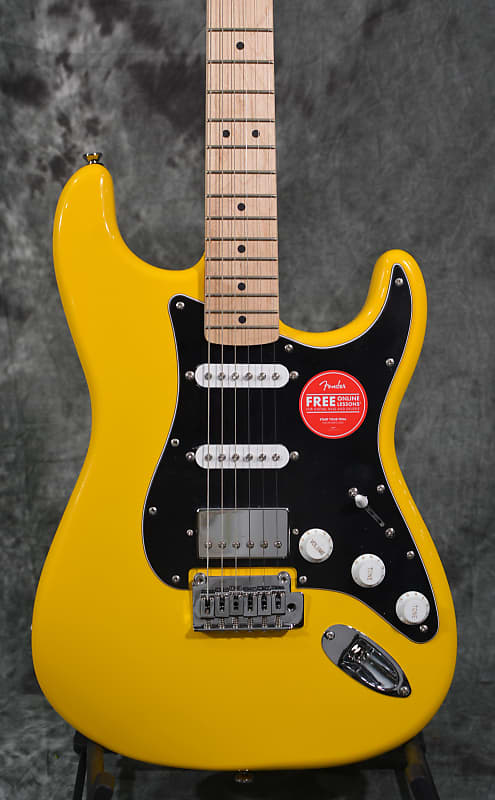 Squier FSR Affinity Stratocaster HSS Graffiti Yellow – Mainstagemusic