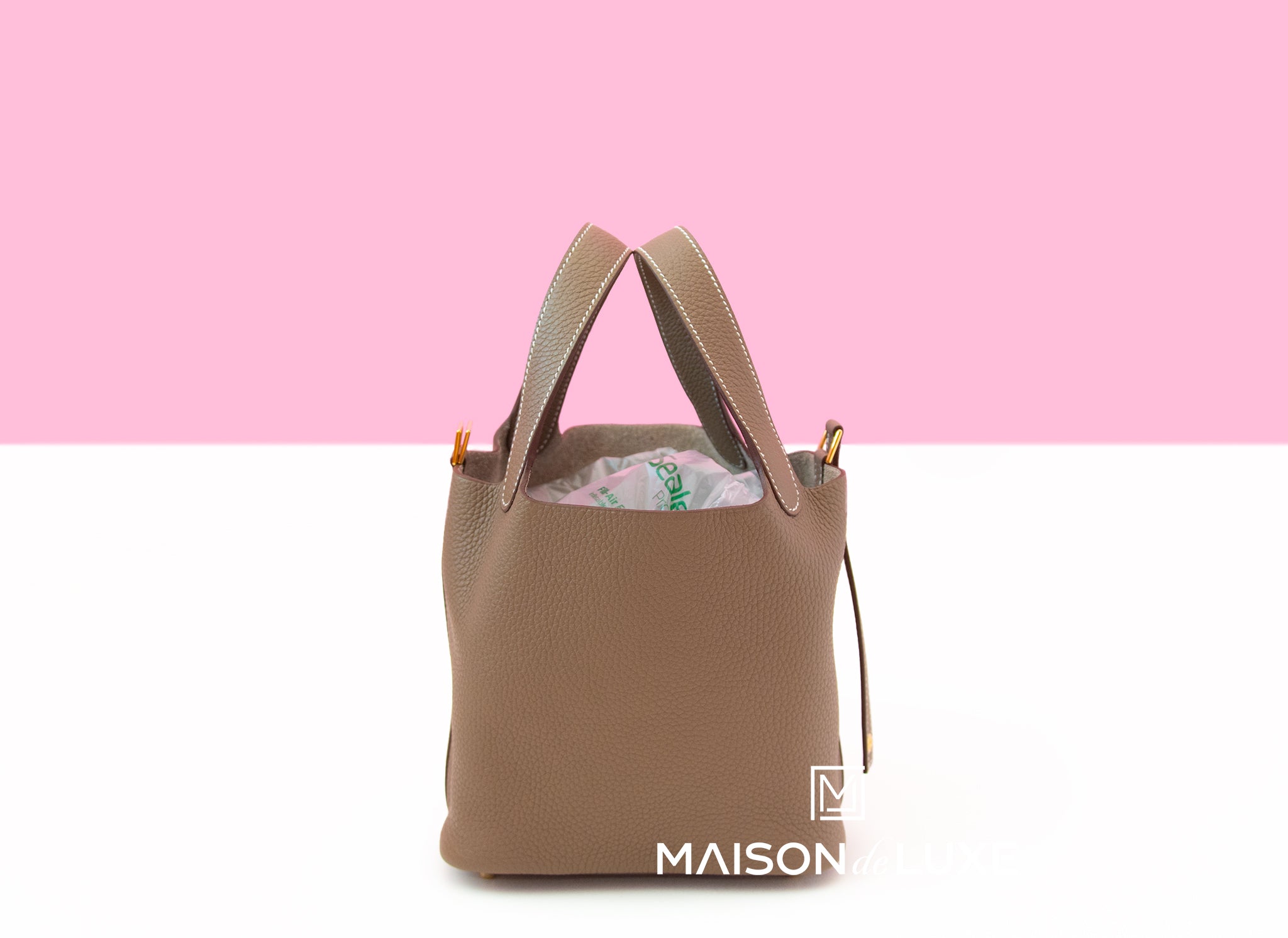 Hermes Picotin Lock 18 PM Etoupe Gold Hardware Bag – MAISON de LUXE