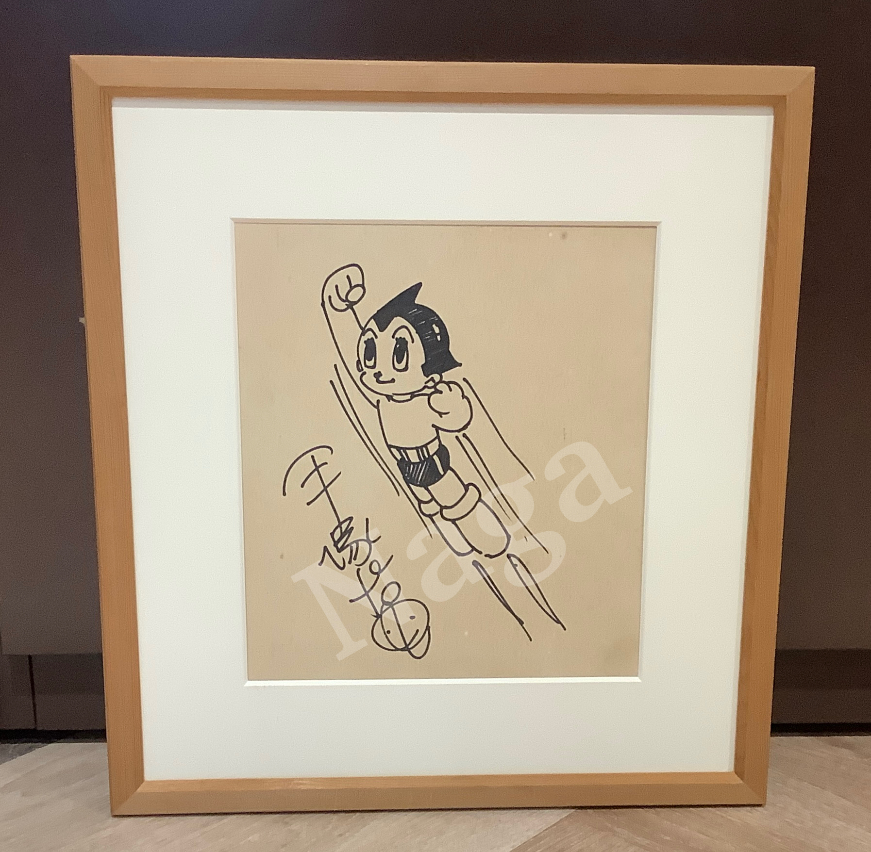 手塚治虫 サイン 直筆 鉄腕アトム 手塚治虫 サイン色紙｜鉄腕アトム