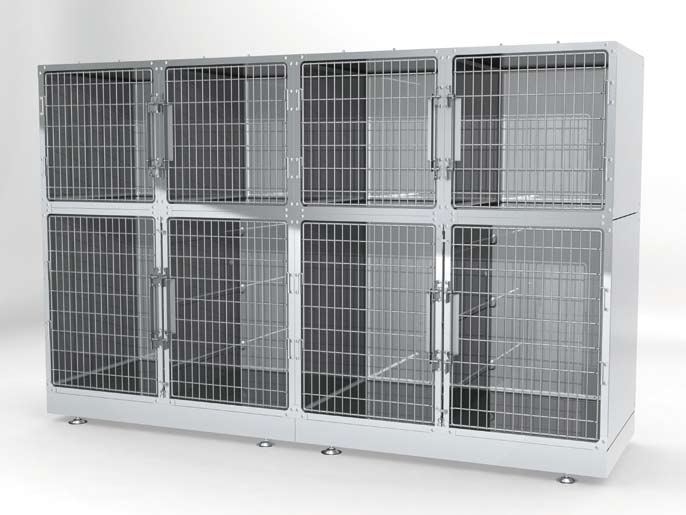 本郷いわしや ステンレス入院ケージ ドライ式／水洗式 - M&T（エム