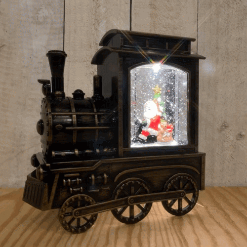 ミッキークリスマスキャノンボール フィギュア 機関車 汽車ライト