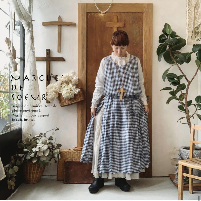 アトリエgg エプロンワンピース C'estlavee bless エプロンワンピース