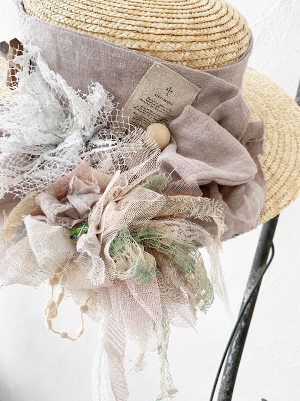 pollenbienco／アンティークレースの帽子・C - MARCHE' DE SOEUR