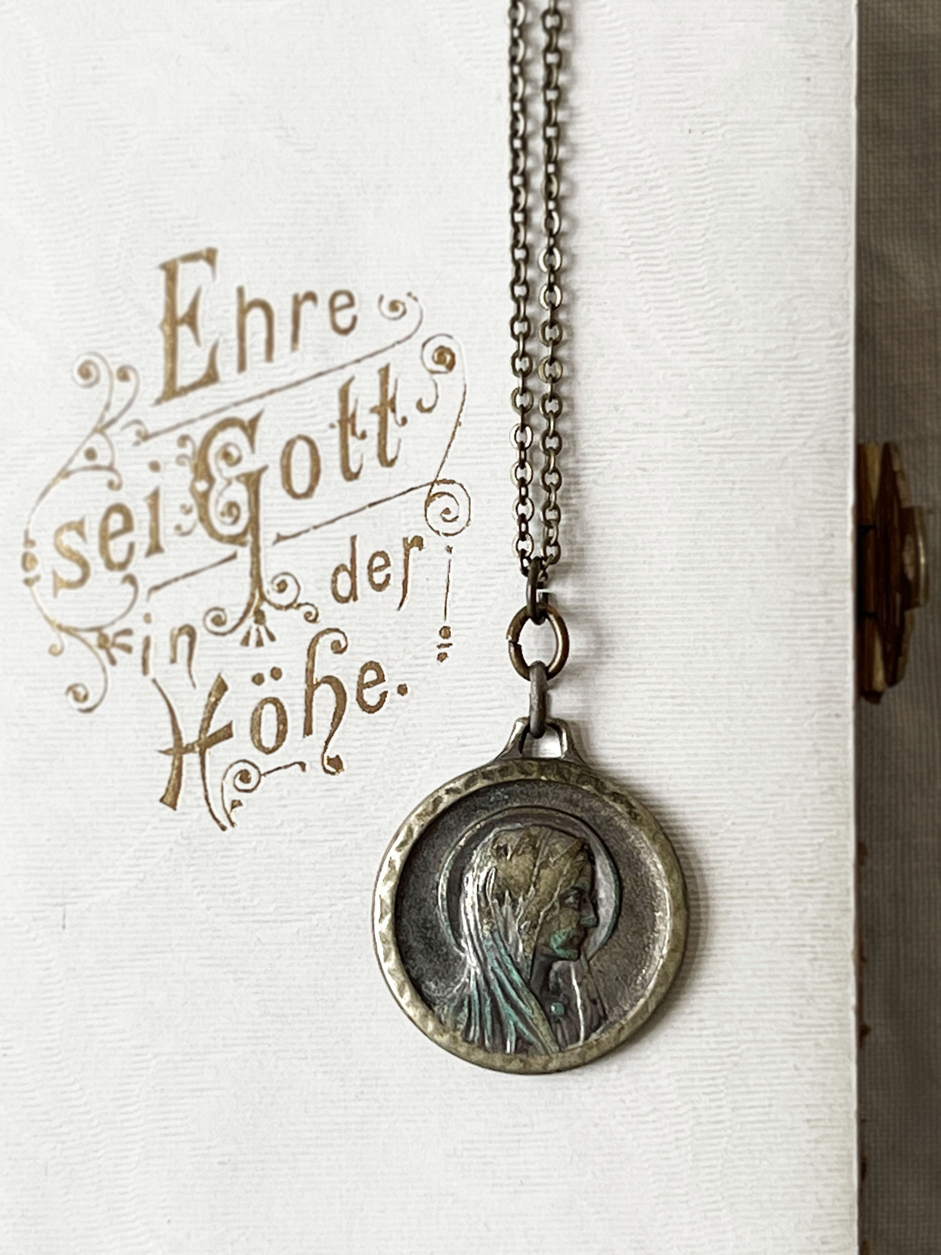 antique／ルルドの泉のメダイネックレス - MARCHE' DE SOEUR