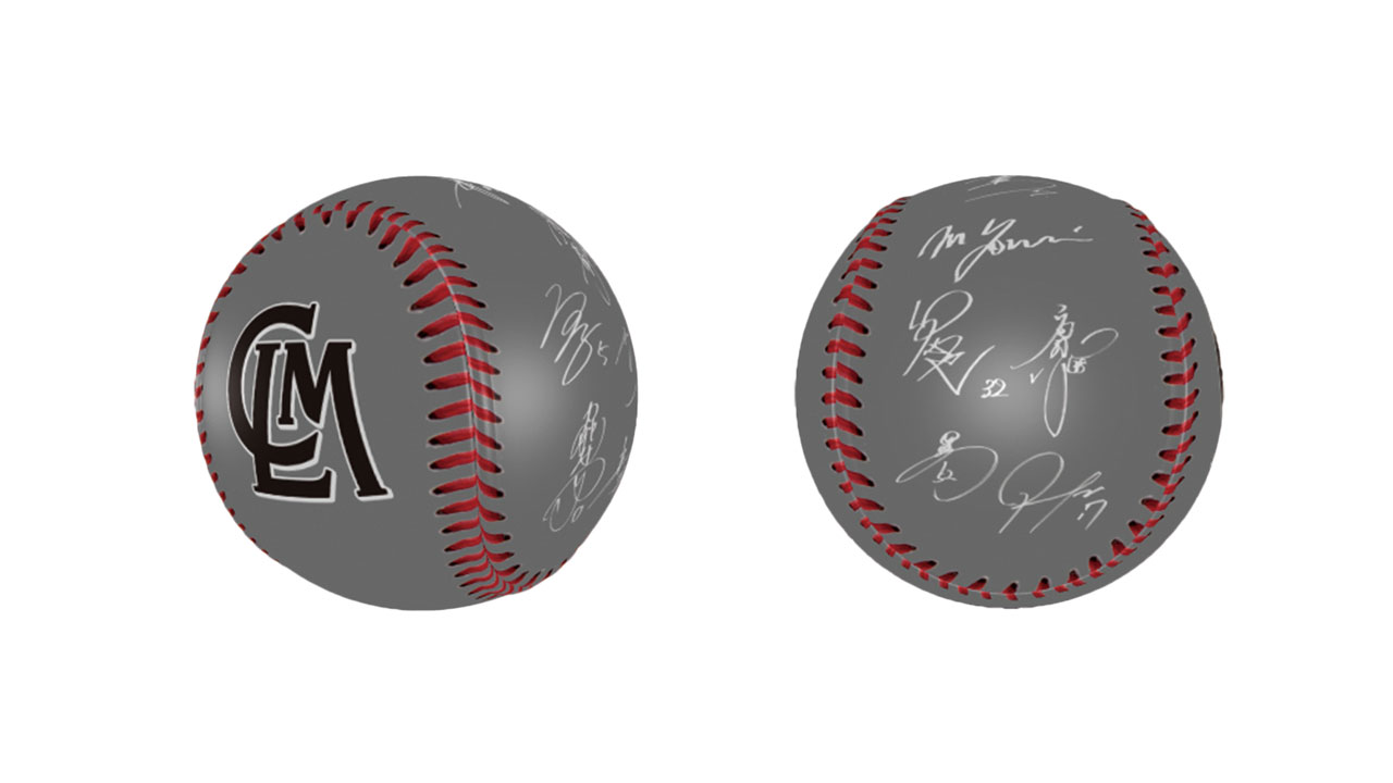 まるあき 千葉ロッテマリーンズ 17 佐々木朗希 直筆サインボール 練習