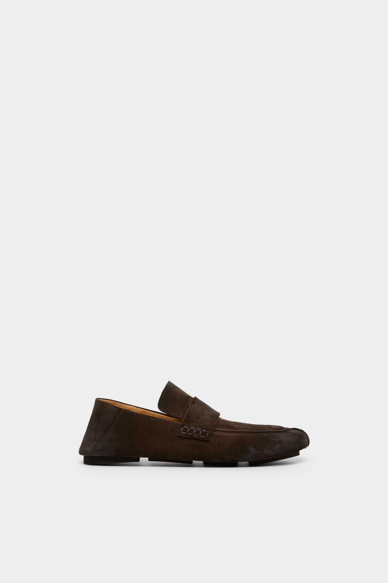 Men's Brown Suede Loafers Toddone - Marsèll