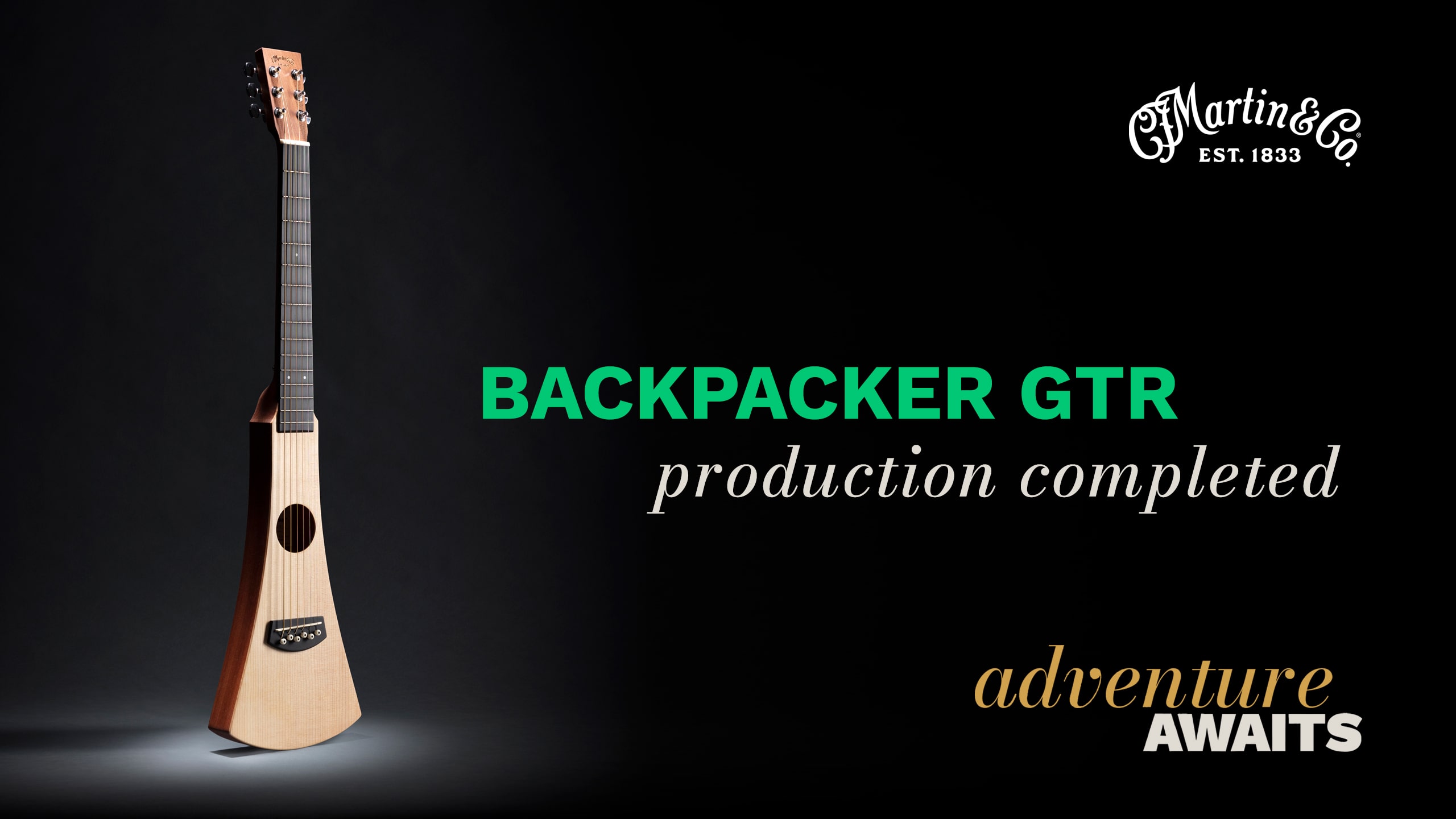 Martin Guitar BACKPACKER GTR Production Completed | バックパッカー