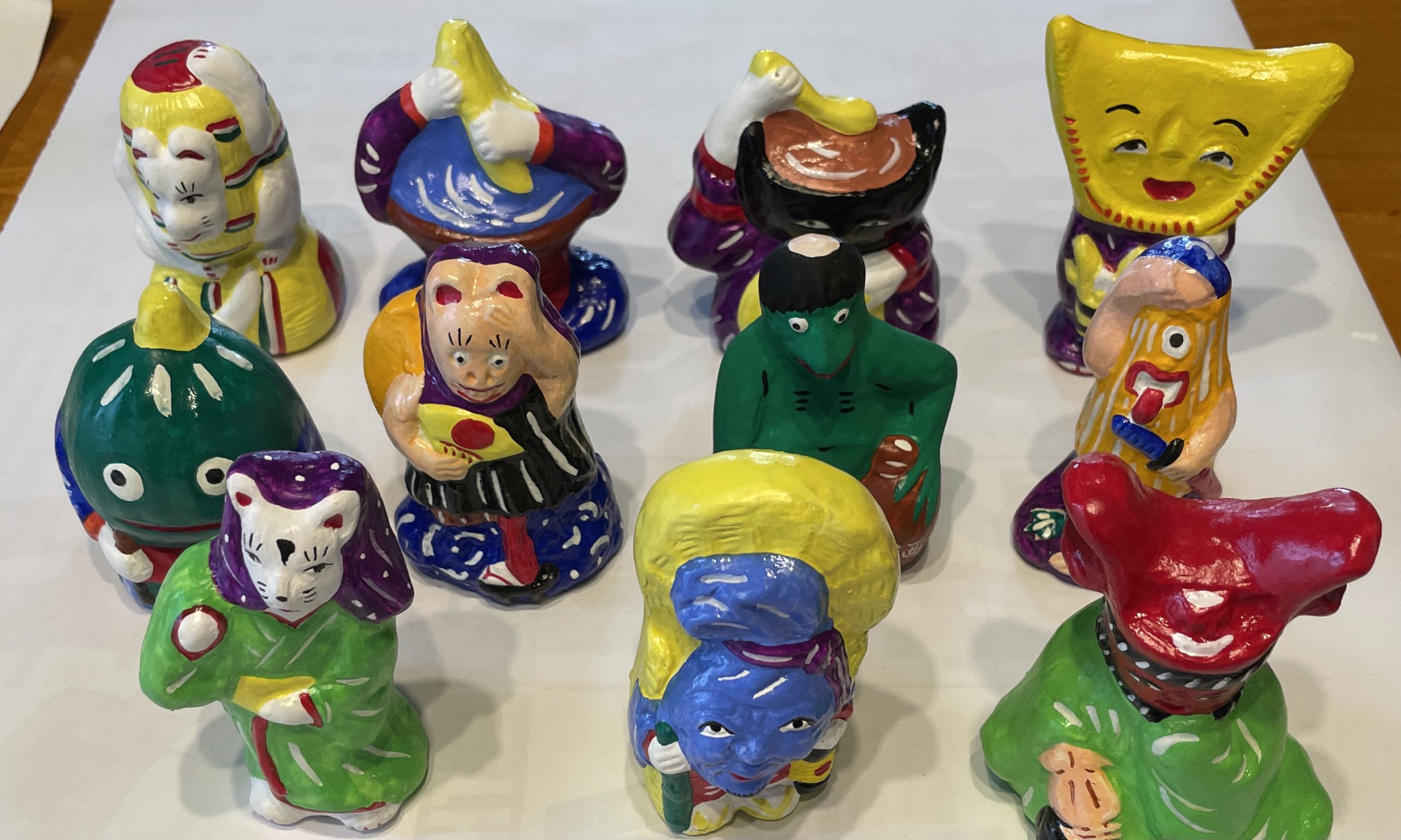 希少 長野県 中野雛人形 大福帳持ち大黒天 中野人形 中野土びな 郷土