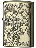 彼女、お借りします Zippo B柄(ゴールド) | Zippoオンラインショップ