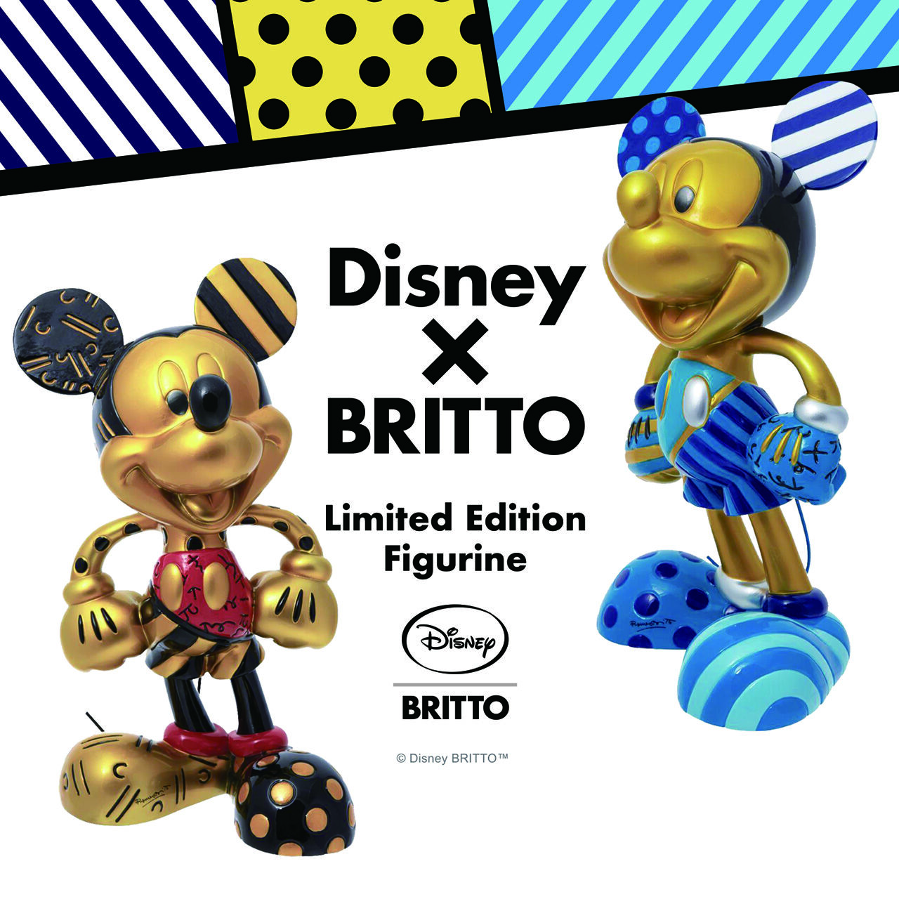 Buy Disney x BRITTOフィギュア 世界限定モデルレッドブルー for JPY
