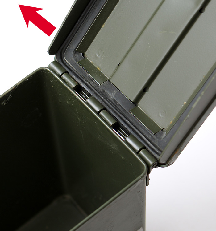 US(米軍)現用 AMMO BOX(弾薬箱)/30 Cal(7.62mm)弾用/マーキング付/実物