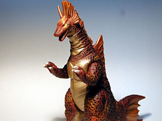 M1号 チタノザウルス 赤 ソフビフィギュア ミニメカゴジラ付属 M1号