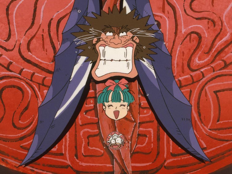 魔神英雄伝ワタル2セル画 魔神英雄伝ワタル「ワタル×ヒミコ×シバラク