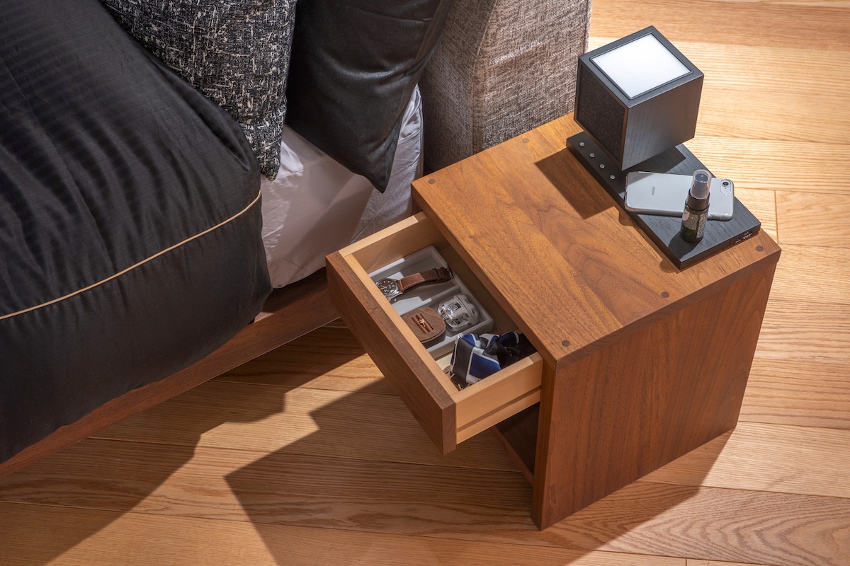 amocc nyubel サイドテーブル ウォールナット