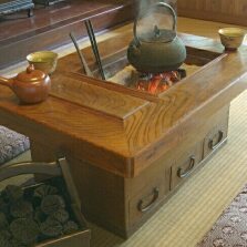 アンティーク 長火鉢