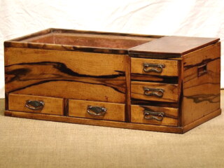 黒柿関東火鉢 骨董 ～大変希少な黒柿を材とした火鉢｜炭専門商社