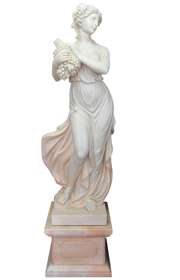 彫刻オブジェ石人物像