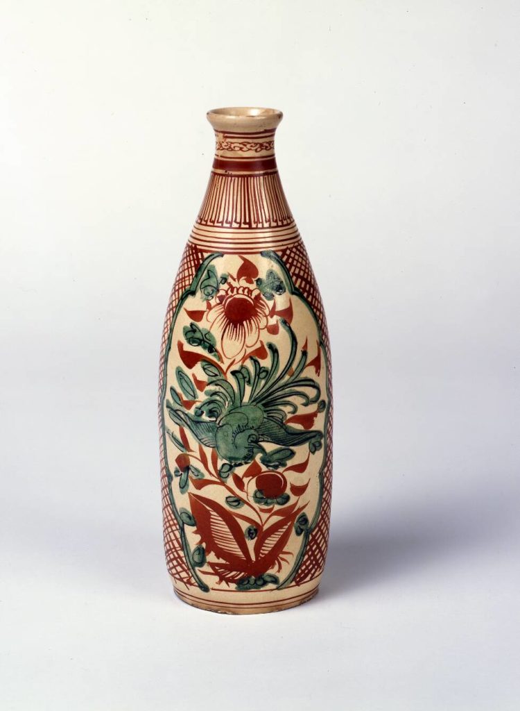 呉州赤絵写花鳥文徳利 – 兵庫陶芸美術館 収蔵品データベース