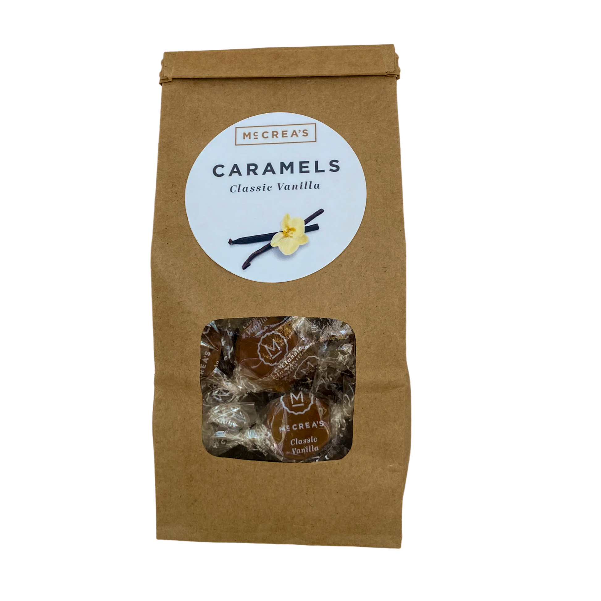 McCrea's Classic Vanilla Caramels | Timeless Gourmet Sweetness