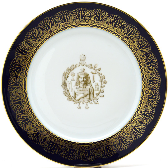 セーブル(Sevres) デザート皿(25cm) ユニ Bleu de Sevre(セーブル