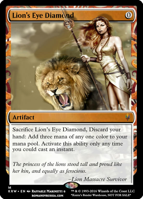 MTG ライオンの瞳のダイアモンド/Lion's Eye Diamond ライオンの瞳の
