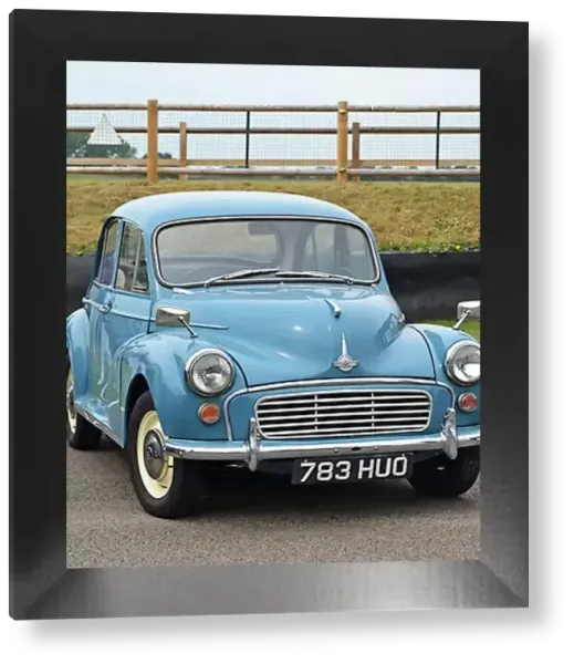 Morris Minor 1000 1961 Blue Light Print MOR03865. Art Prints