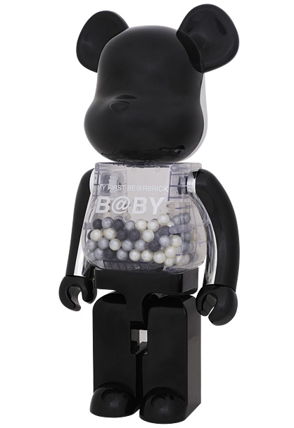その他 MY FIRST BE@RBRICK B@BY CLEAR BLACK 1000 MEDICOM TOY - MY