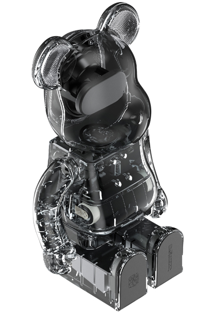 アンプ BE@RBRICK AUDIO 400% Speaker CLEAR アンプ BE@RBRICK AUDIO