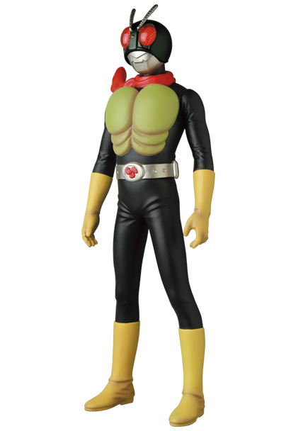 東映レトロソフビ 原作版 仮面ライダー 設定画カラー マスク取れ仕様