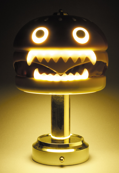 UNDERCOVER × MEDICOM TOY HAMBURGER LAMP